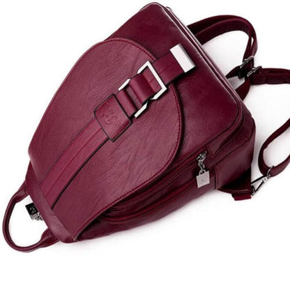Women's leather backpack - Ada