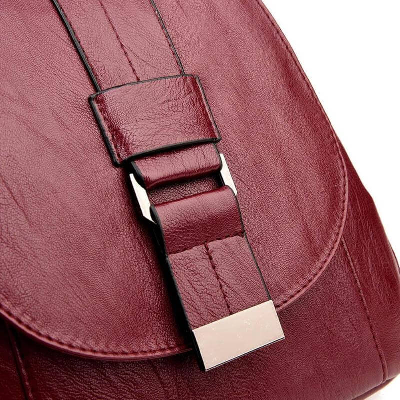 Women's leather backpack - Ada