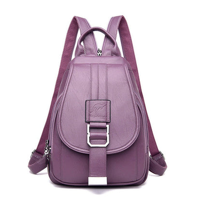 Women's leather backpack - Ada