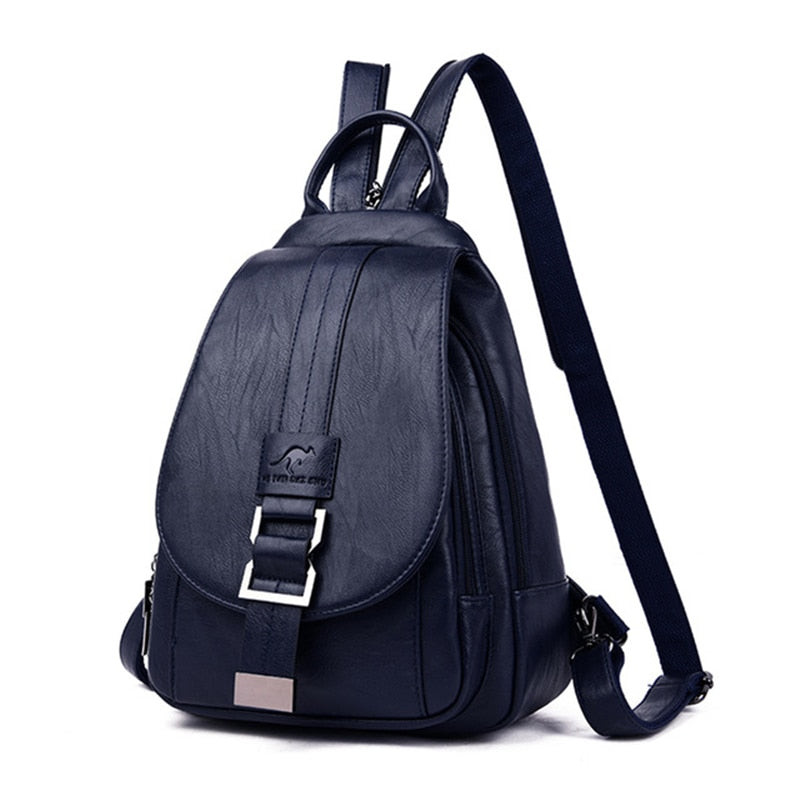 Women's leather backpack - Ada