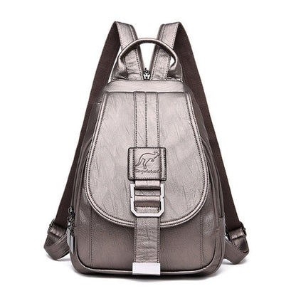 Women's leather backpack - Ada
